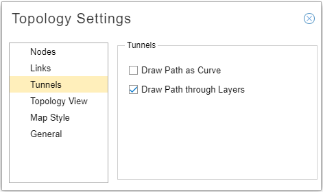 Enabling the Draw Path Through Layers Function