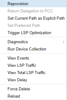 Right-Click Options Example (Tunnel)