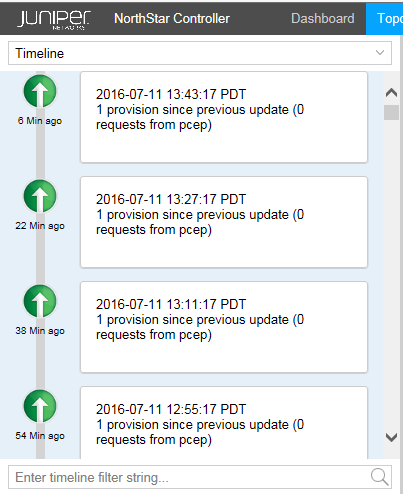 Left Pane Timeline Example