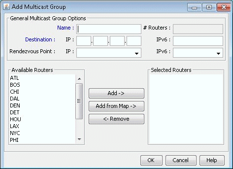 Adding a Multicast Group