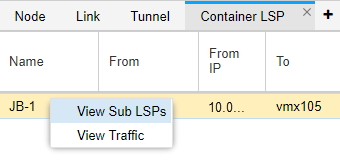 Right-Click a Container LSP