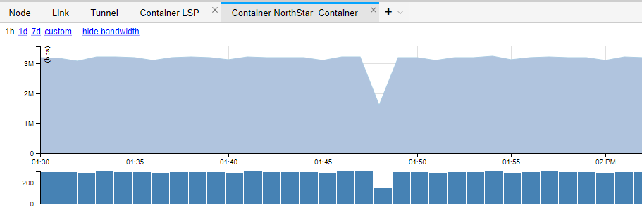 View Traffic Tab in the Network Information Table