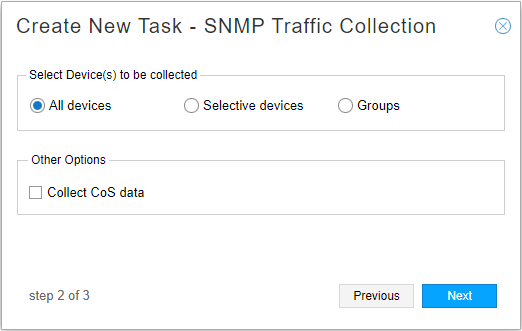 SNMP Collection Task, Device Collection