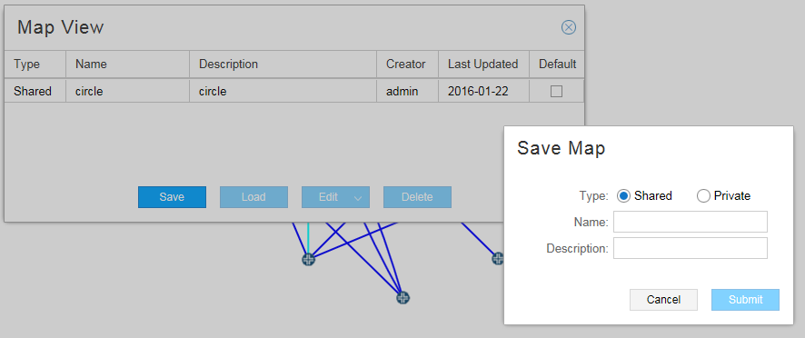 Save Map Window