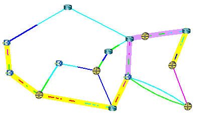 New route following static route specifications