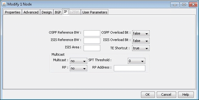 Modify Node: Setting the SPT Threshold