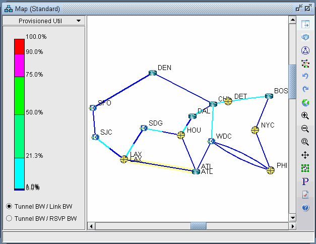 Planned Tunnel Utilization (Tunnel Layer View)