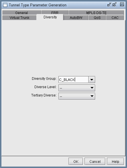 Specify Diversity Group for Each Sub-LSP for the Two P2MP Trees