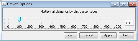 Adjusting the Network Growth Factor