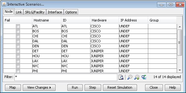 Fail Nodes Window