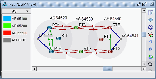 Color Nodes According to AS