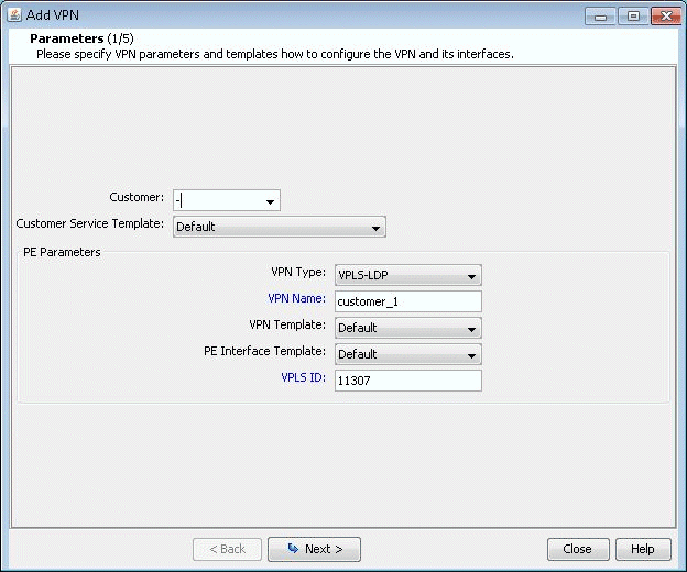 Creating a VPLS-LDP VPN