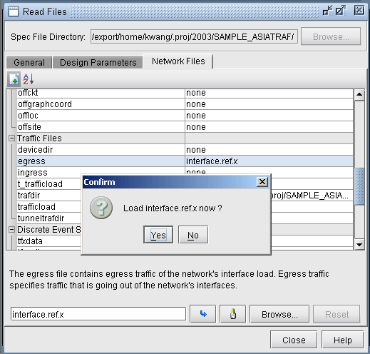 Load an Egress File