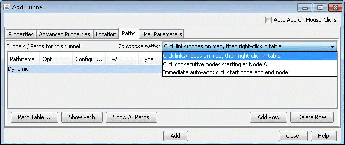 Different Methods of Choosing Paths