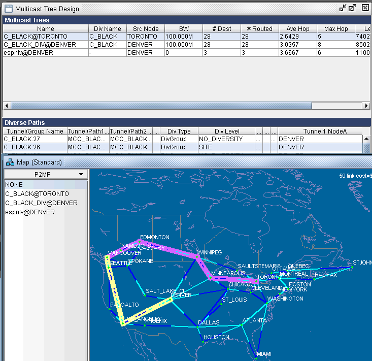 Example of Site Diverse Sub-LSPs.