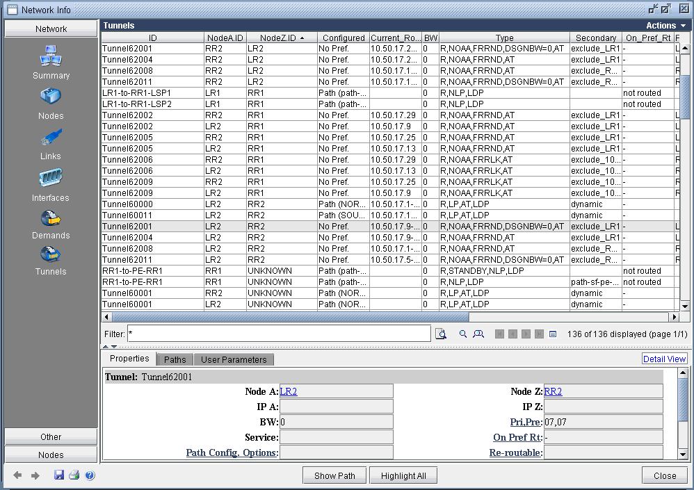 Auto-Tunnels Tagged With “AT” in the Type fField