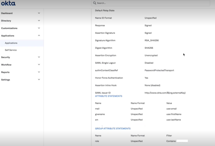 IdP Attributes