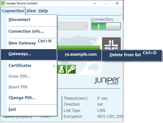 Delete Gateways