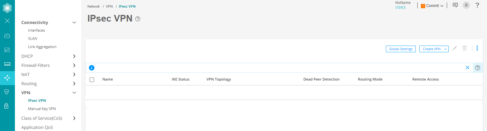 IPsec VPN Page