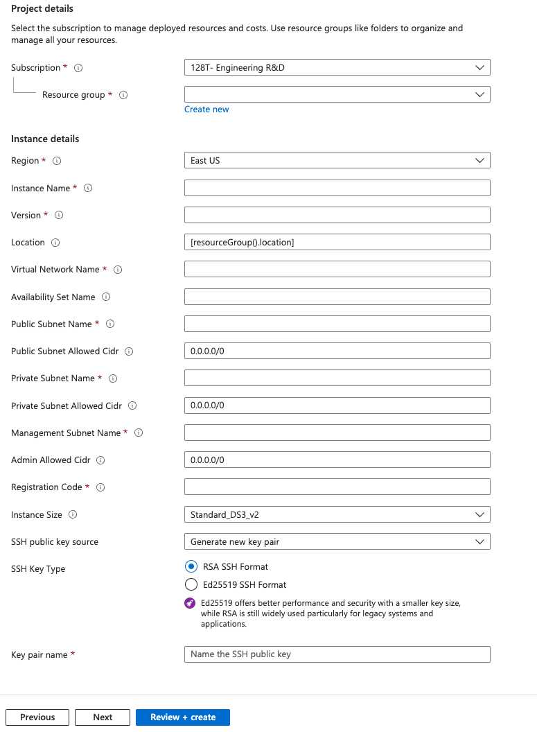 CloudFormation Template