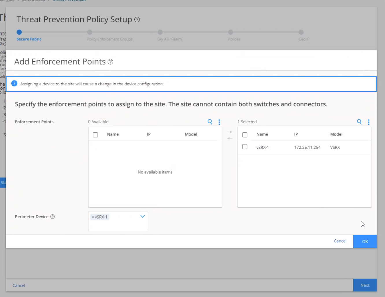 Assign Device to Site