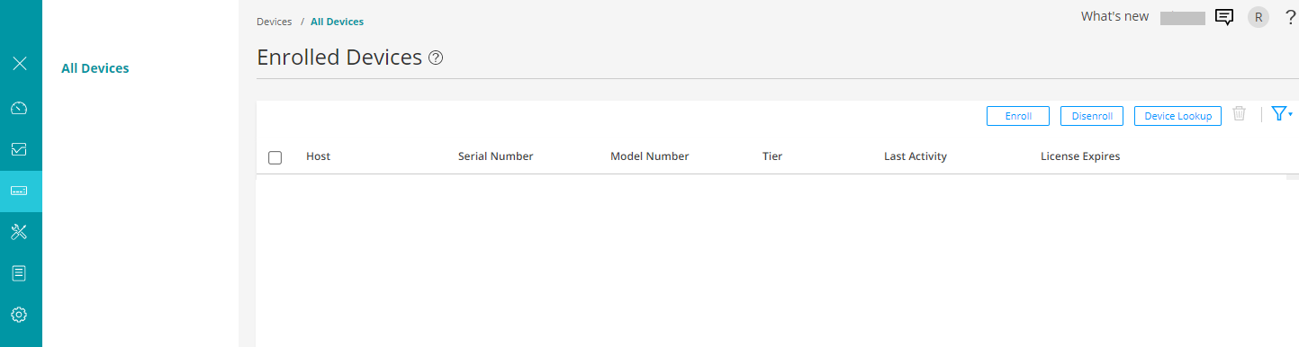 Enrolled Devices Page-1